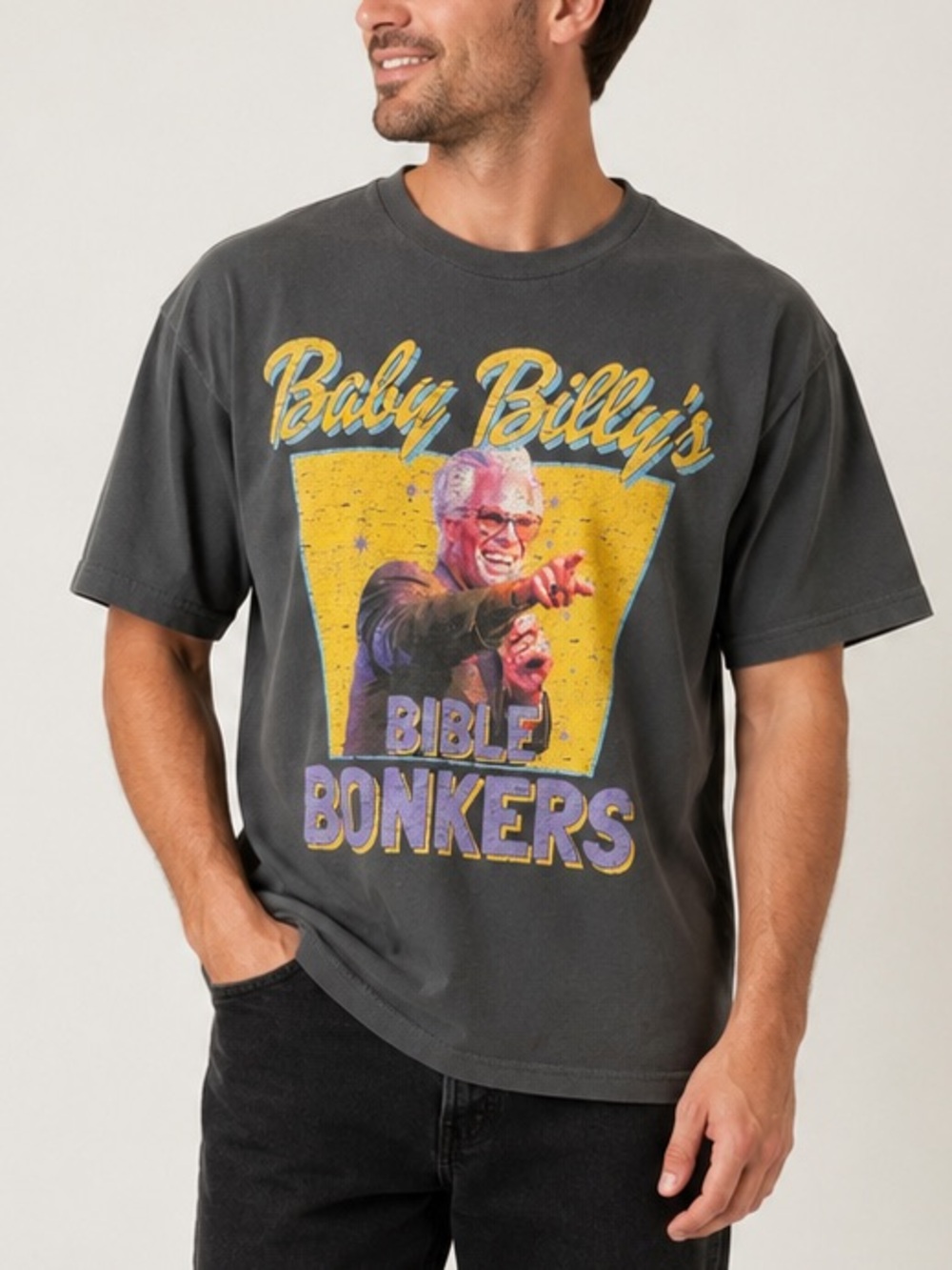 Baby Billy’s Bible Bonkers Righteous Gemstones T-Shirt XL Graphic Tee